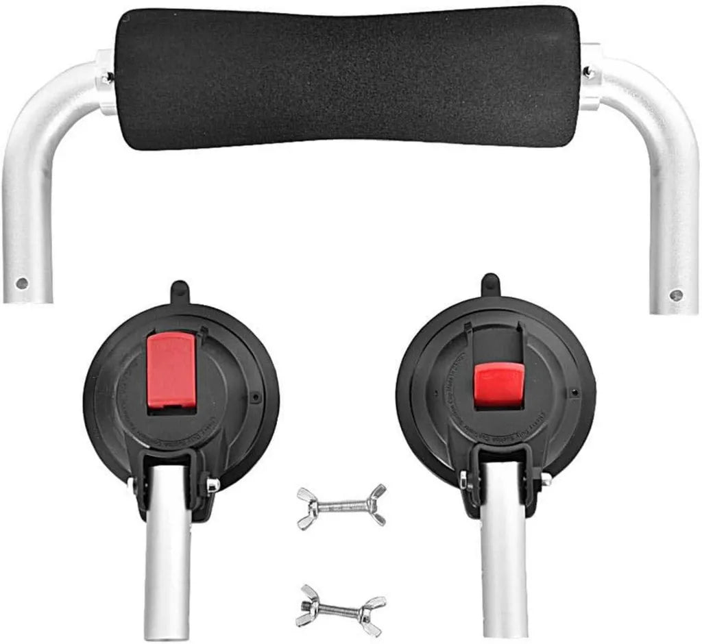 Chariot de Transport Kayak Robuste avec Ventouses pour Toit de Voiture