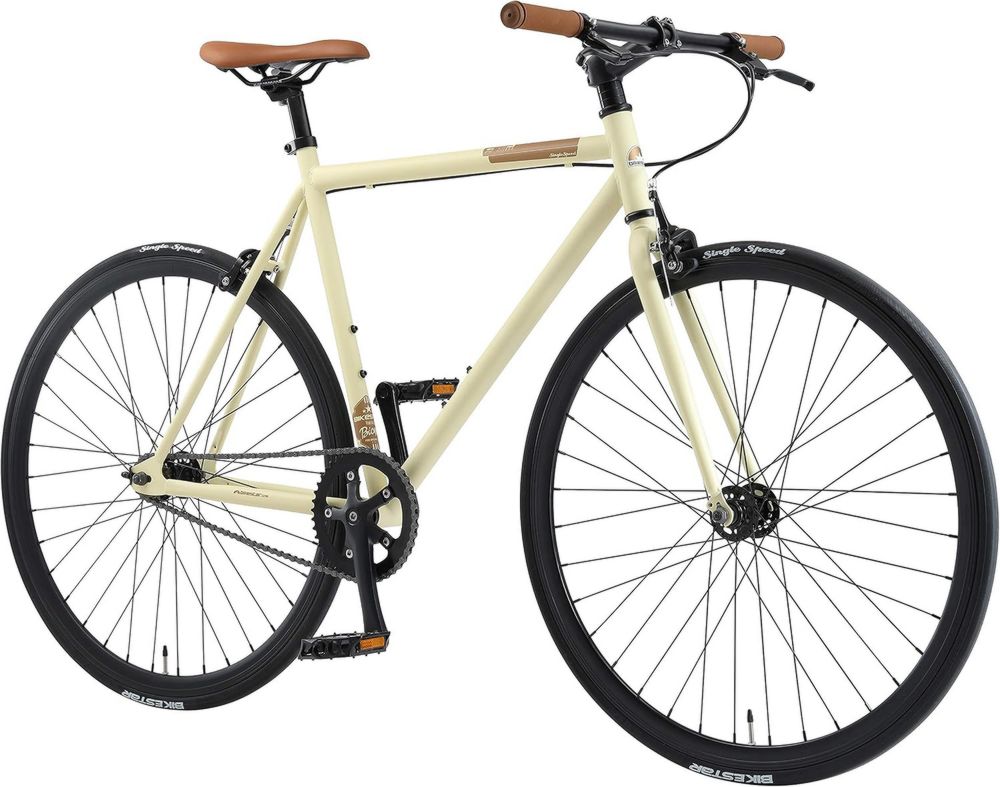 BIKESTAR Vélocity 28 Pouces - Vélo Urbain Fixie Monovitesse Cadre 53 cm