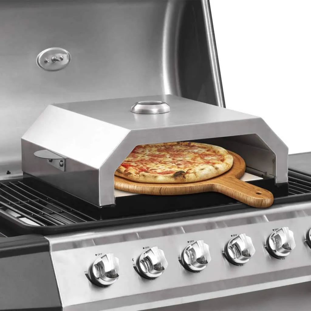 Four à pizza en céramique pour barbecue au charbon - table de bistrot d'extérieur