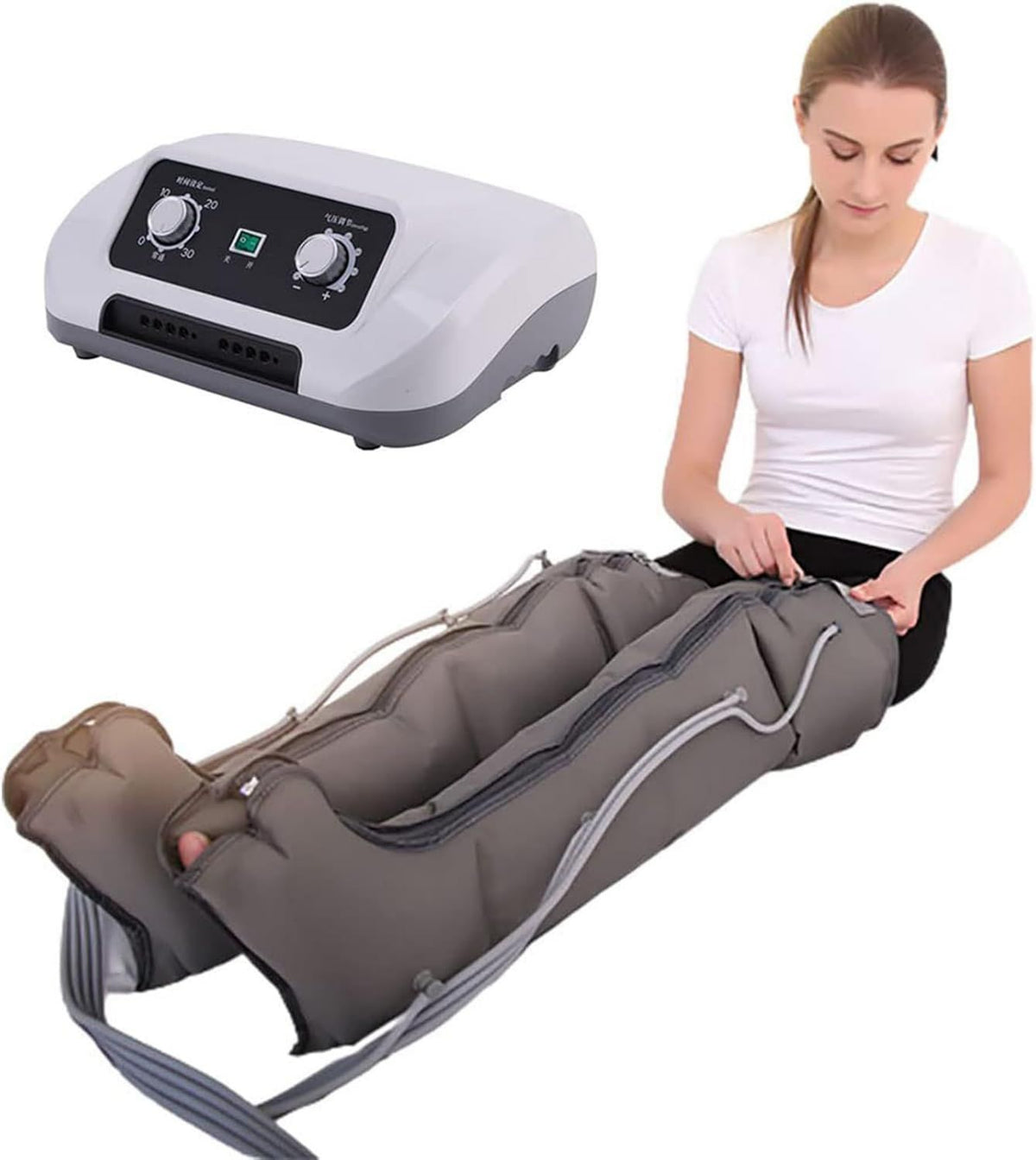 Appareil de massage – massage par compression d'air, pour pieds et jambes