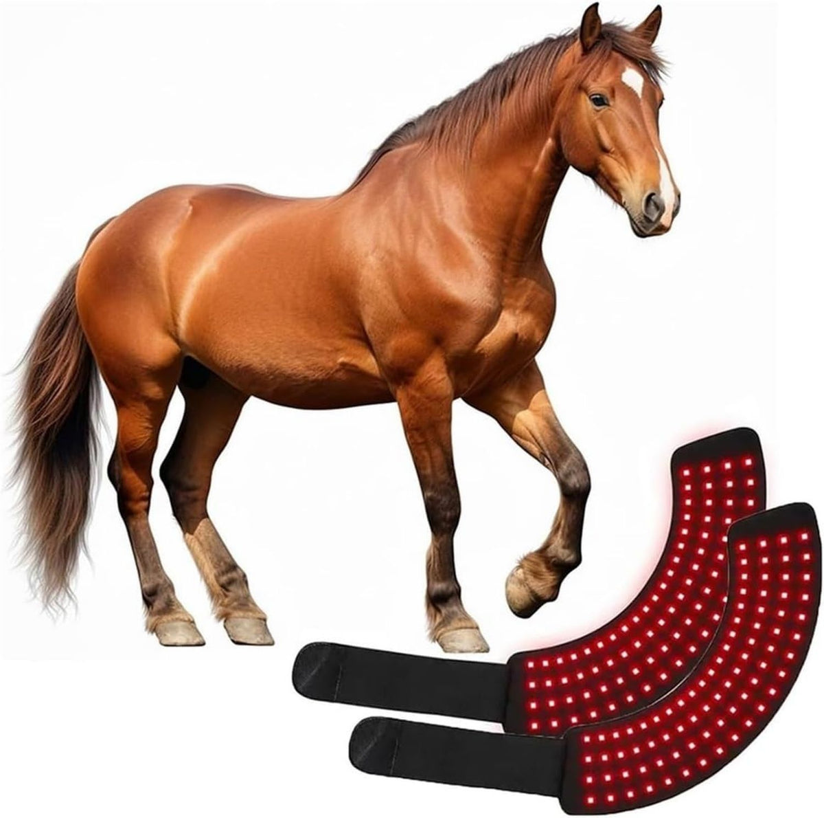 Appareil De Luminothérapie LED Rouge Pour Chevaux: affichage LED