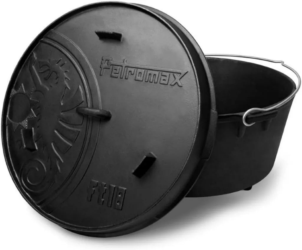 Cocotte en Fonte Noir FT18 pour Cuisine en Plein Air par Petromax