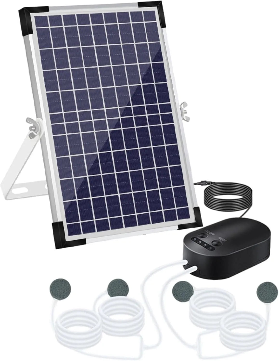 Pompe pour bassin et pompe de filtration et fontaine, 10 W, 4400 mAh, avec batterie, alimentation solaire, pour bassin et fontaine