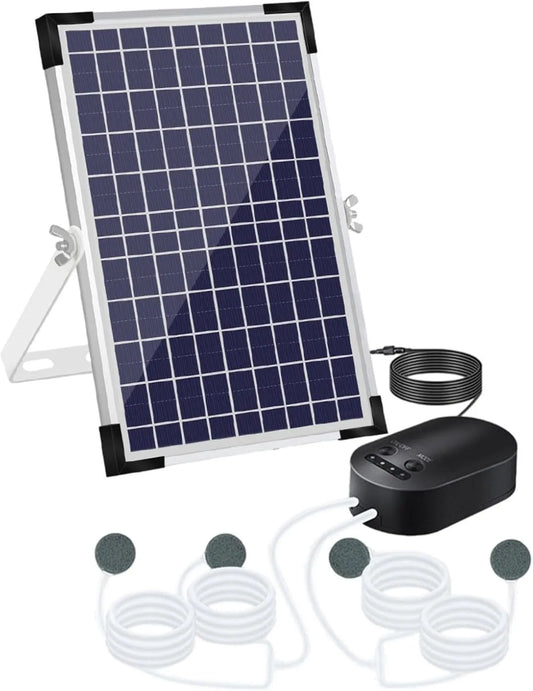 Pompe pour bassin et pompe de filtration et fontaine, 10 W, 4400 mAh, avec batterie, alimentation solaire, pour bassin et fontaine