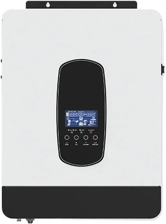 Onduleur solaire hybride et convertisseur-chargeur MPPT, alimentation solaire, 3KW, 1.8KW, 12V, 24V, avec régulateur MPPT
