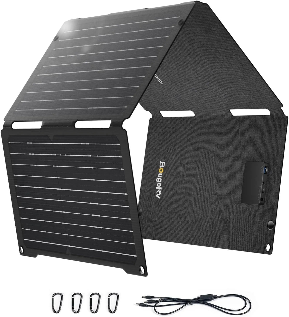 Panneau solaire et module photovoltaïque, 50W, pliable, avec USB-C