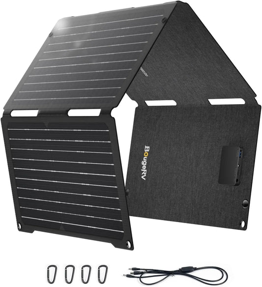 Panneau solaire et module photovoltaïque, 50W, pliable, avec USB-C