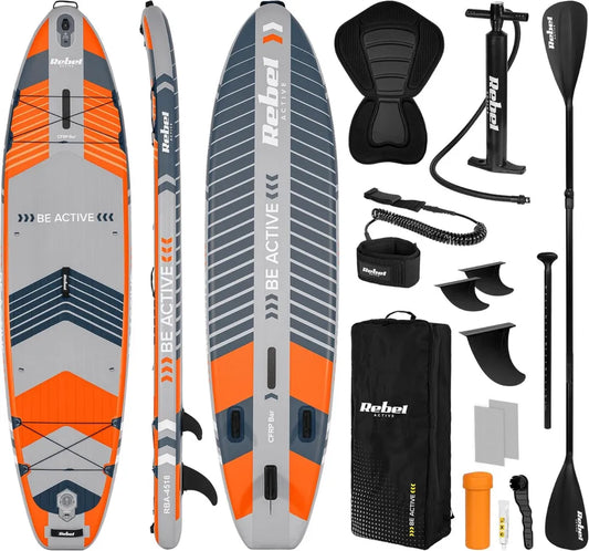 Planche de Paddle Gonflable avec Siège et Sac à Dos, 335cm