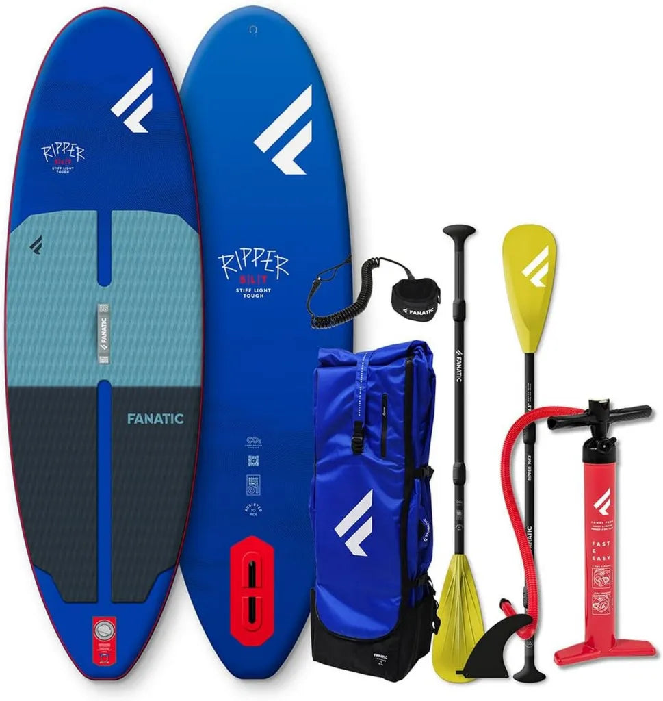 Planche SUP Gonflable FANATIC Ripper Air SLT 7.10 avec Pagaie Réglable Pure