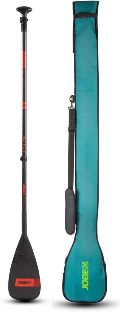Pagaie SUP Jobe Carbon Pro 3 pièces avec Sac, Adulte Unisexe, Multicolore