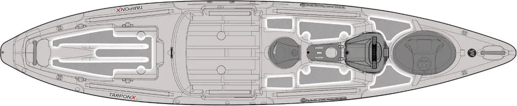 Système de Silence pour Kayak Cyprinoides 130 x