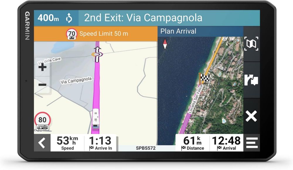 GPS Garmin Camper 895 pour Caravanes et Camping-Cars
