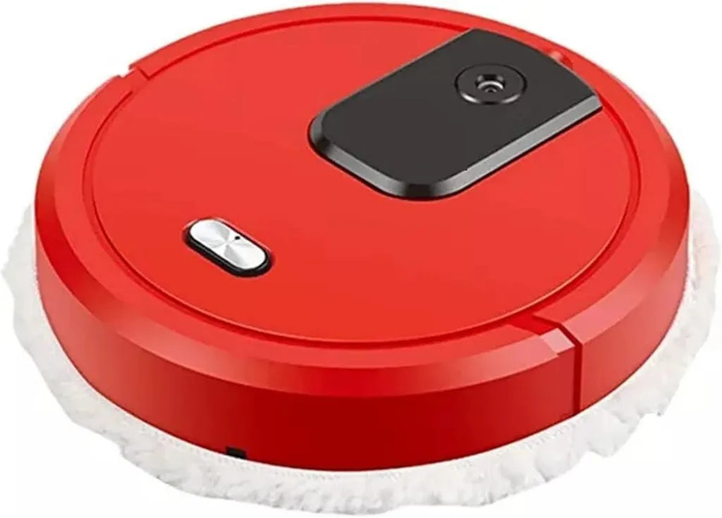 Aspirateur Robot 3-en-1 DieffematicJQX, Nettoyage Sec et Humide, Sans Fil, Chargement Intelligent – Rouge