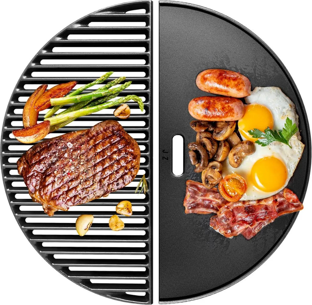 Grille de Cuisson Demi-Lune 46 cm pour Kamado Joe et Big Green Egg