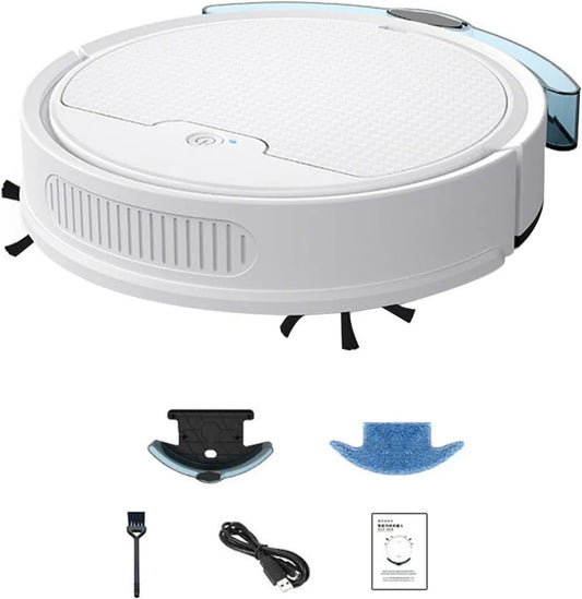 Aspirateur Robot Intelligent Compact et Silencieux pour Tapis