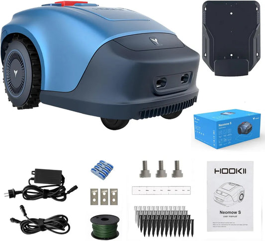 Tondeuse Robotisée Intelligente pour Jardin 1000 m², 80W 18V, Contrôle App, Coupe 18cm/20-55mm, Recharge Automatique