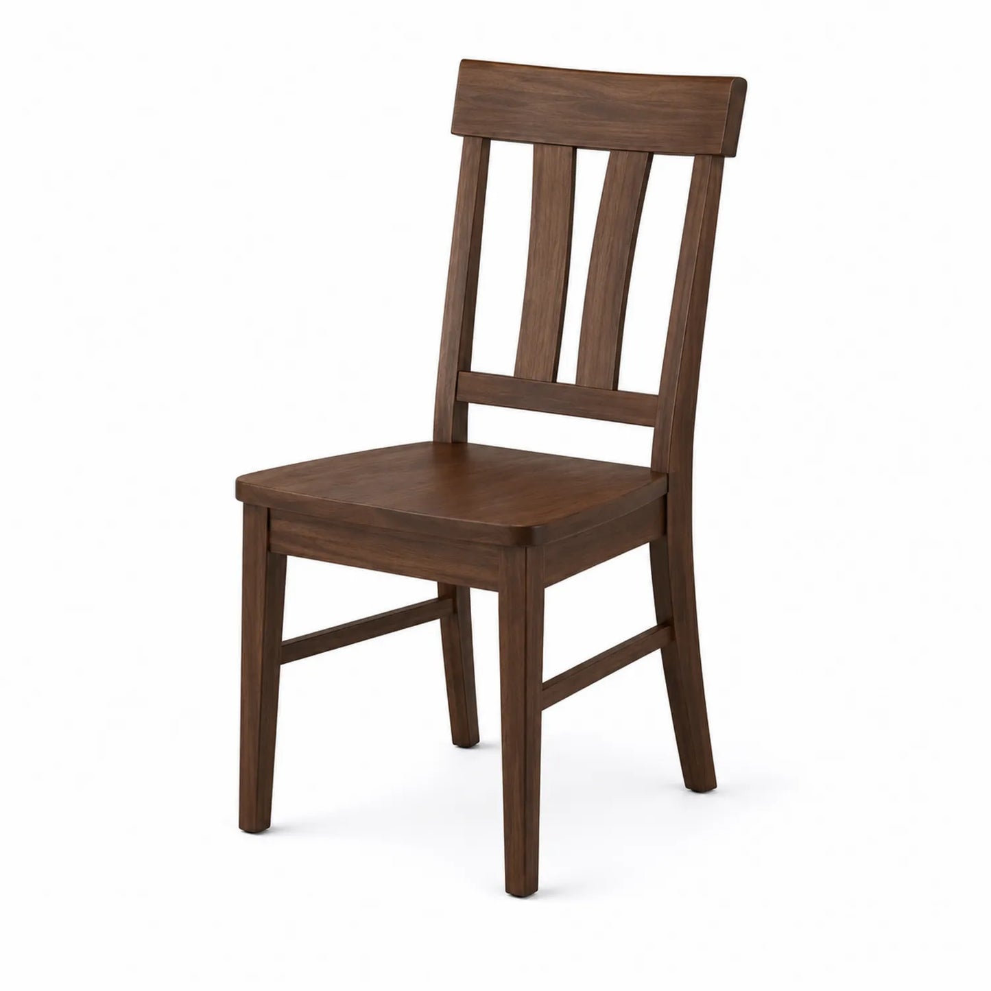 Chaise en bois brun