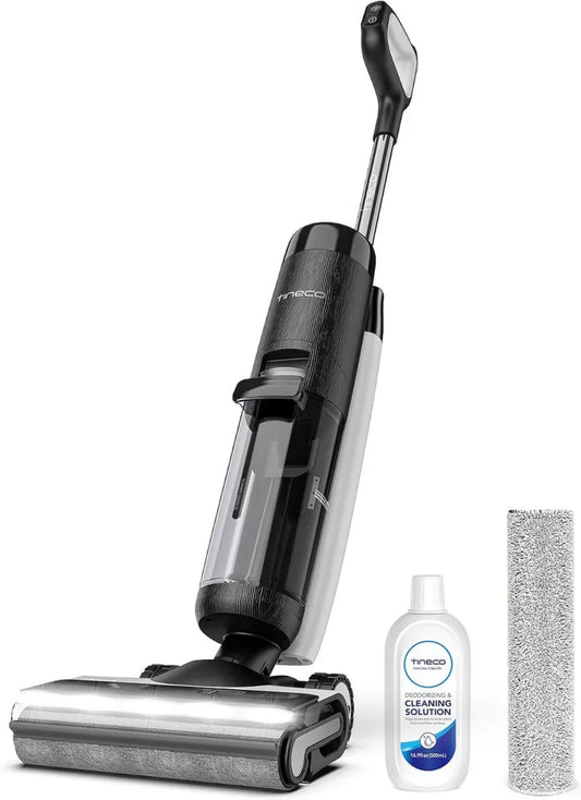 Tineco Floor One S7 Aspirateur Intelligent Sans Fil, Nettoyeur Sec et Humide, Séchage Rapide, Fonction Auto-nettoyante, Nettoyage Efficace des Angles