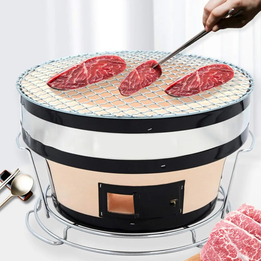 Gril de Charbon Japonais Portable pour Jardin et Camping