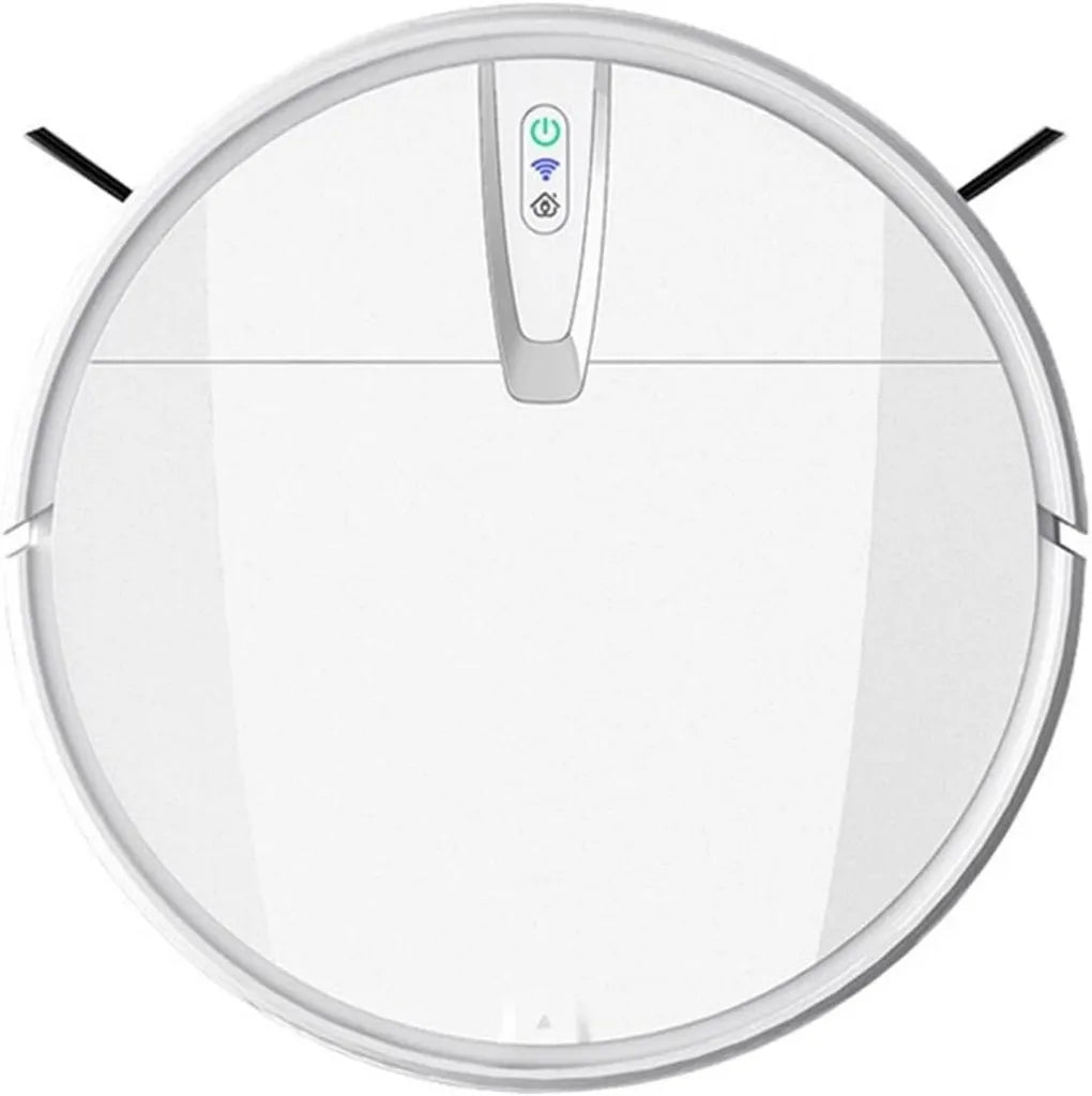 DieffematicJQX Robot Aspirateur Intelligent avec Navigation et Aspiration Auto - Blanc