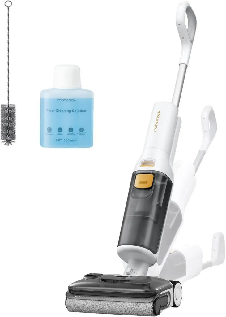 Roborock F25 GT Gen2 Aspirateur Nettoyeur avec Autonettoyage à Haute Température, Puissance 20 kPa, Inclinable à 180°, Nettoyage Sans Fil