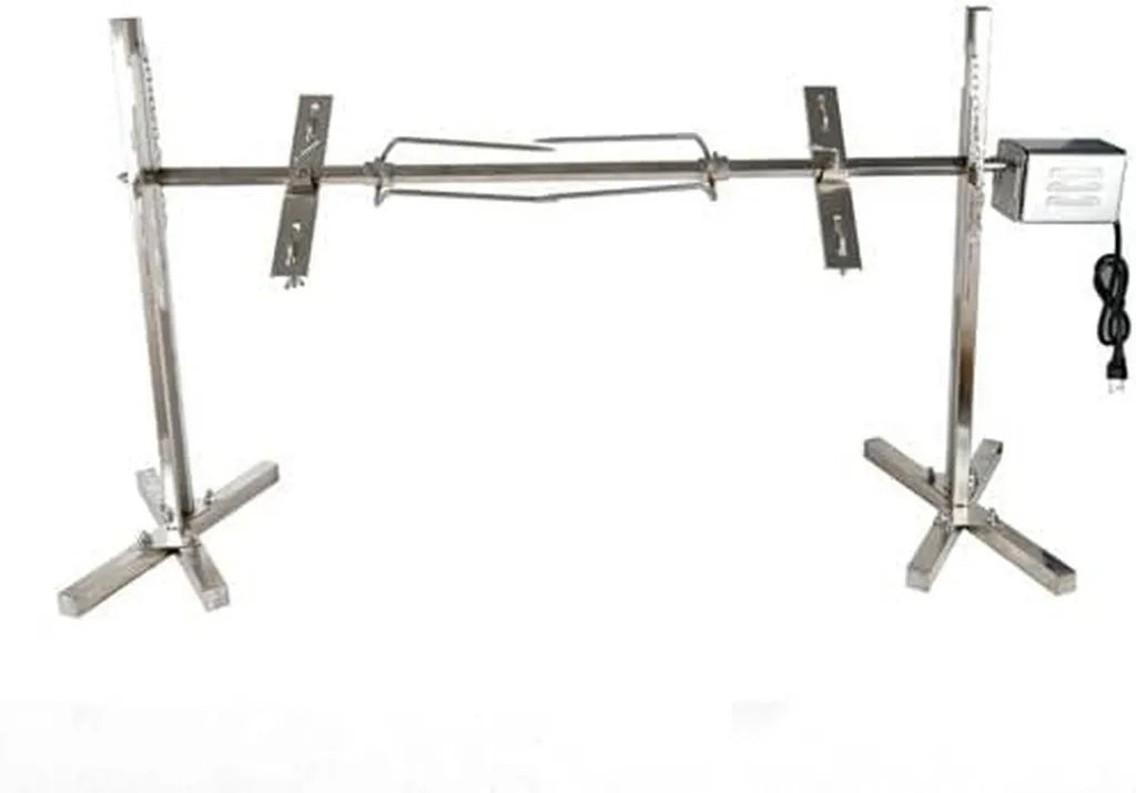 Grill Rôtissoire Électrique Inox avec Moteur pour Cochon de Lait