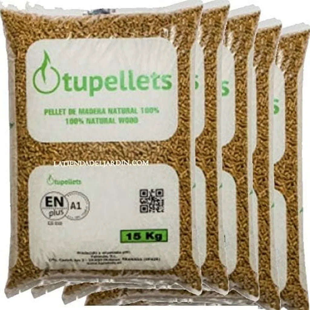 Granulés de Bois Naturels pour Chauffage - Efficacité et Facilité d'Utilisation - 75 kg