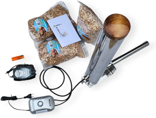 Fumoir Électrique 5L en Acier Inoxydable avec Copeaux de Bois
