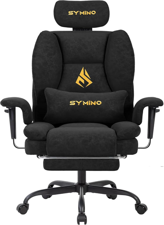 Bureau et table informatique — en cuir, pour gaming, réglable, 130kg
