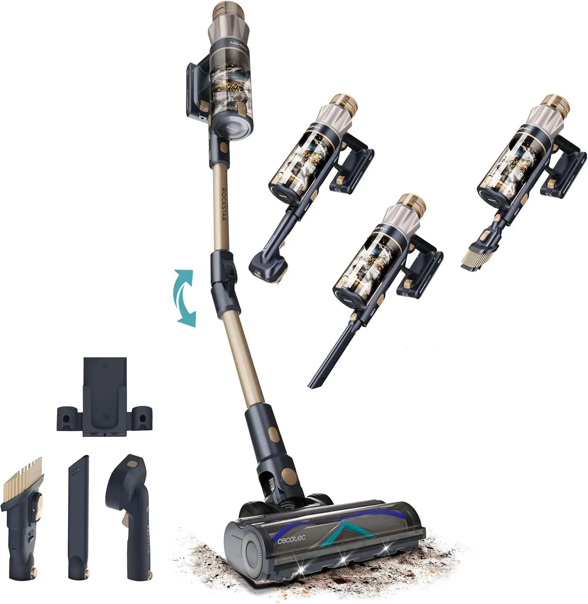 Cecotec RS90 brosse, 600 W, sans fil, pour animal domestique