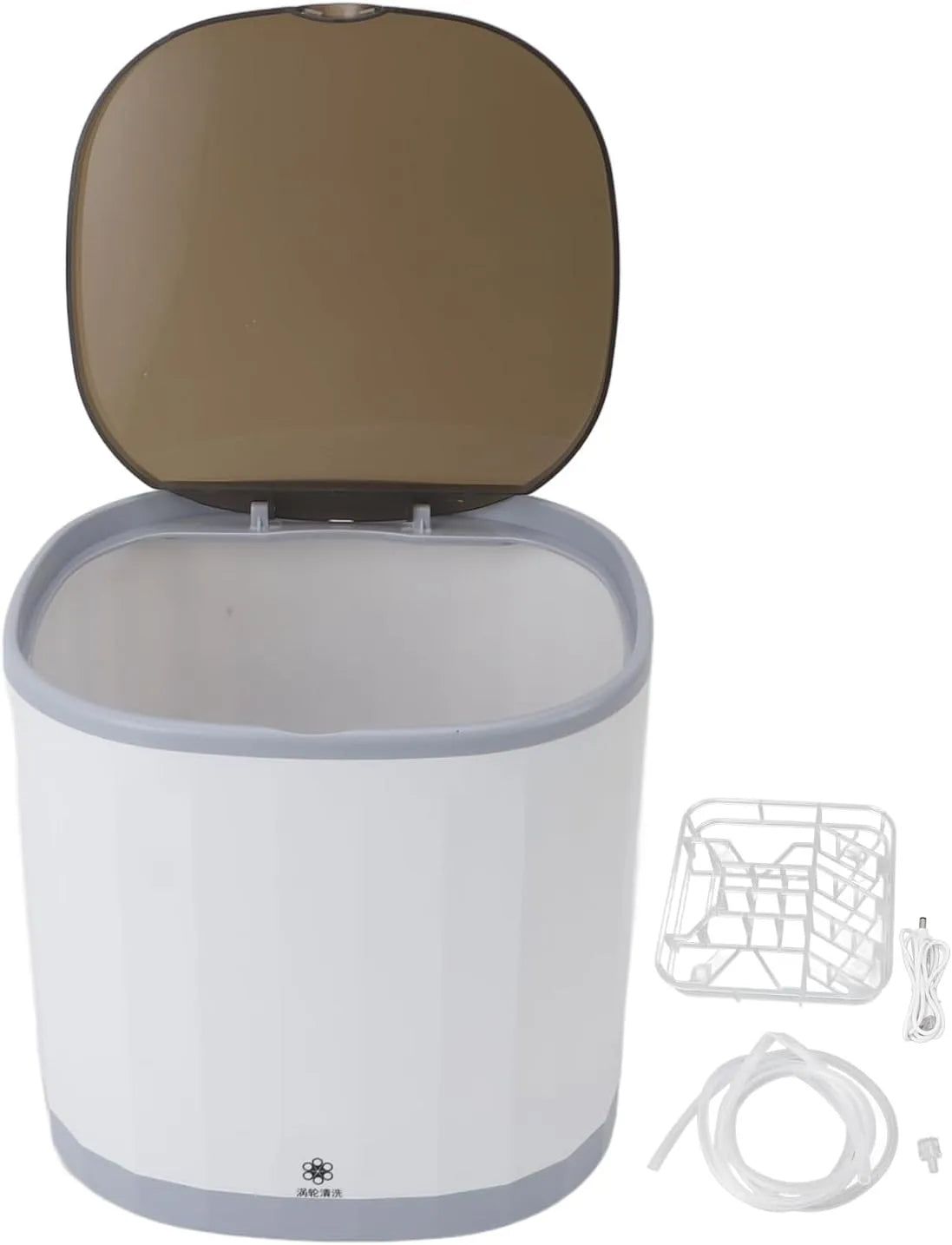 Lave-linge, 4 L, portable, USB, Nettoyage à 360°, 5 V, Mini Machine à Laver la Vaisselle, Nettoyeur Automatique de Tasses à thé