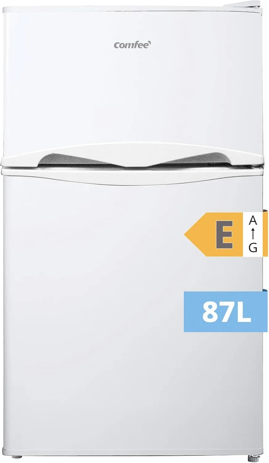 Congélateur, 87 L, thermostat, amovible, blanc, Comfee' 87L Frigo Congelateur, Petit Frigo, Refrigerateur Combi, Réfrigérateur Combi, Avec Éclairage