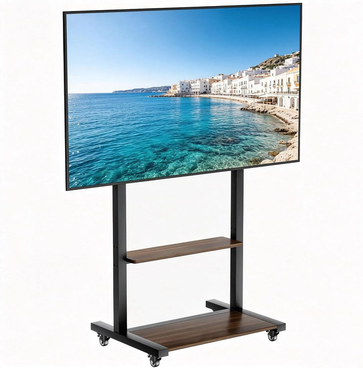 Meuble TV, 100 pouces, 800x600mm, roulettes de déplacement, OLED, Support TV sur Pied avec roulettes: Meuble de Télévision de 40 à 100 Pouces pour