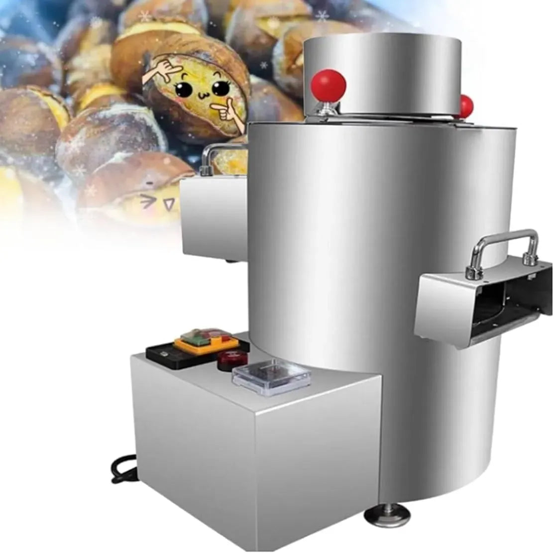 220V-10-knife Machine À Décortiquer, Machine À Éplucher, 220 V, 200 Kg, professionnel, acier inoxydable