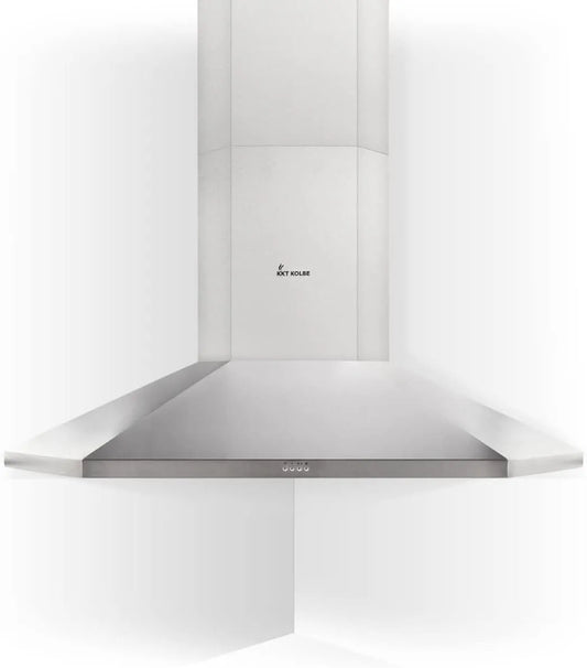 Hotte aspirante ANGOLO106ED, 100 cm, hotte de cuisine, acier inoxydable, Hotte d'angle, Opération bouton poussoir