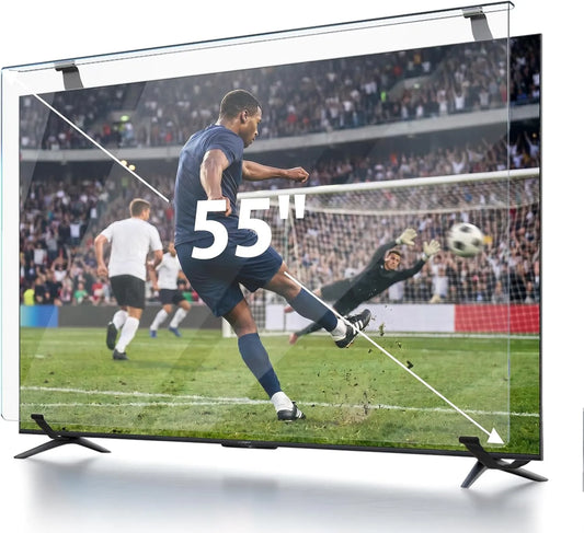 Smart TV, 55 pouces, téléviseur, Ultra Transparent, Film de Protection d'Écran Pour Tv de 55 Pouces