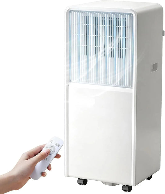 Climatiseur, portable, 14000 BTU Smart AC Réversible pour Pièces jusqu'à 35m2, Fonctions Ventilateur et Nuit, Refroidissement, Déshumidificateur