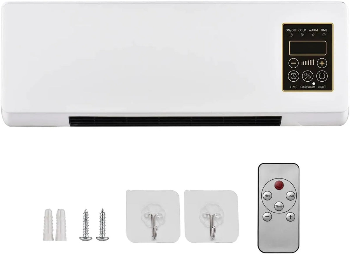 Climatiseur, installation murale, chauffage et ventilateur, fonction de synchronisation, chauffage et refroidissement, froid et chaud