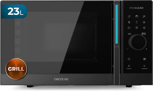 Cecotec 60min Micro-ondes, 23 L, 1000/800 W, 8 programmes, minuteur, gril, professionnel, décongélation, four micro-ondes, Plateau Tournant 285mm