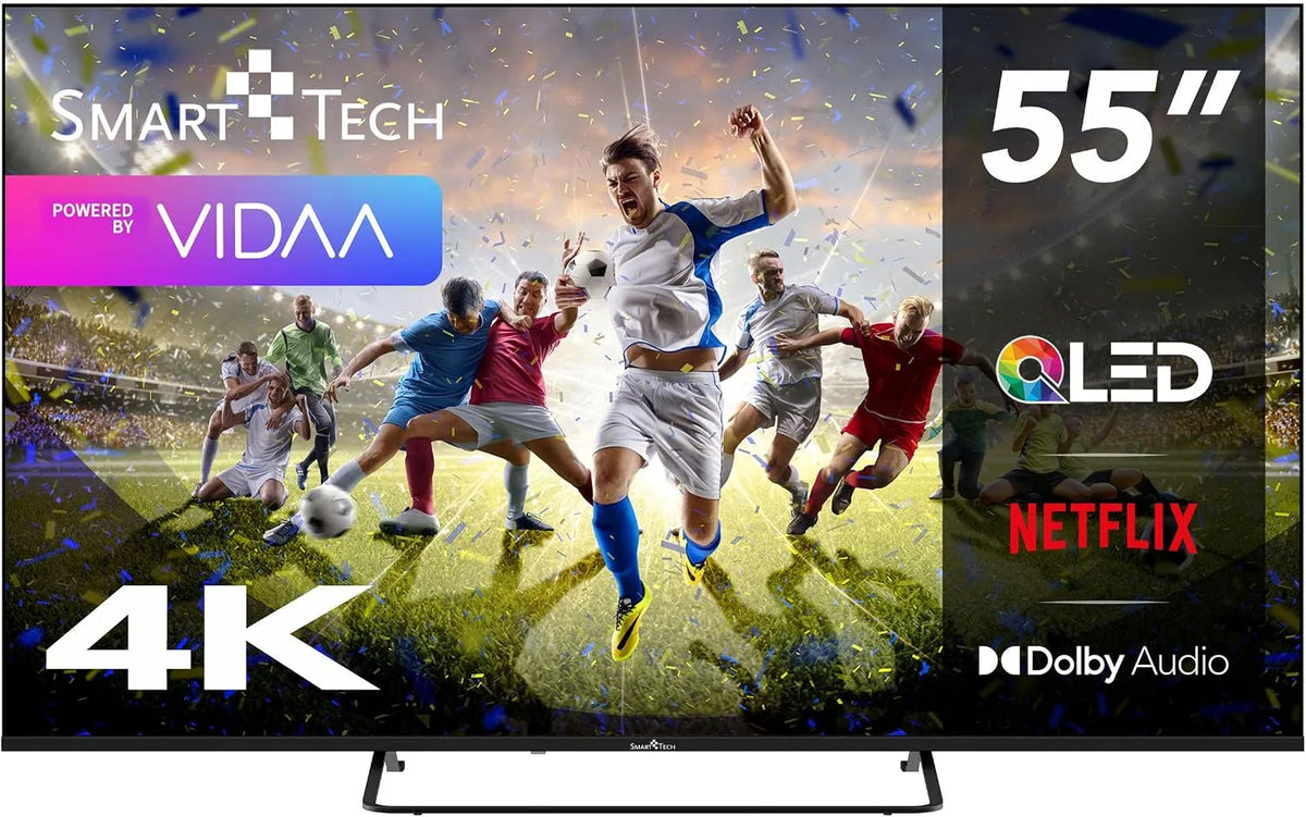 Smart TV 55QV02K 3xHDMI, 139 cm, 3 HDMI, 2 USB, téléviseur, 4K UHD, QLED, HDR, son Dolby, HDR 10, Dolby Audio, 2xUSB