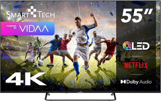 Smart TV 55QV02K 3xHDMI, 139 cm, 3 HDMI, 2 USB, téléviseur, 4K UHD, QLED, HDR, son Dolby, HDR 10, Dolby Audio, 2xUSB