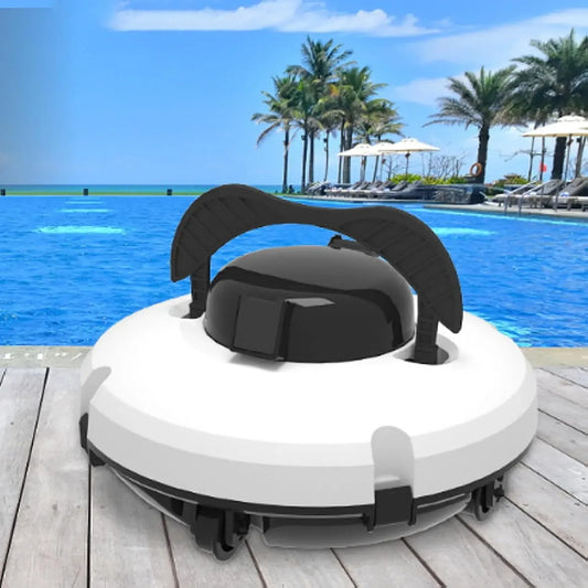 robot nettoyeur de piscine, 110 V, sans fil, pour Les piscines à Fond Plat jusqu'à 1 000 pi²
