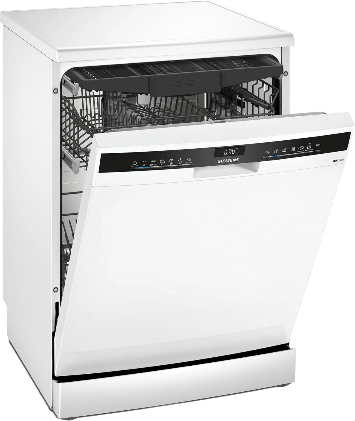 Siemens iQ300 SN23HW02ME Lave-vaisselle, 42 dB, pose libre, blanc, L60cm, Lave-vaisselle pose libre SIEMENS SN23HW02ME iQ300-14 couverts - Induction