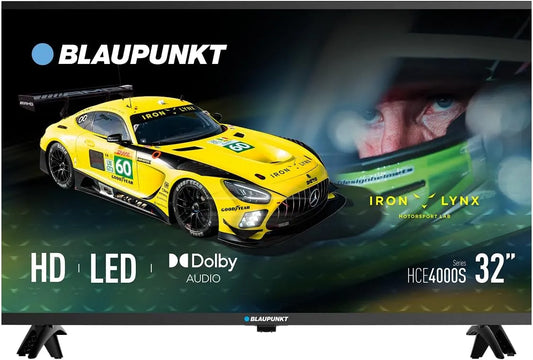 Smart TV, 32 pouces, 1366 × 768, téléviseur, BLAUPUNKT 32HCE4000S, son Dolby, HDMI, DVB-T2, Résolution HD 1366x768, 2 Ports HDMI