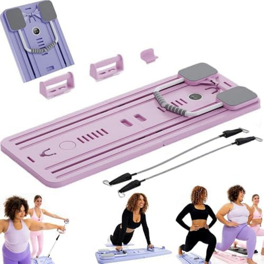 Planche de Pilates - résistance réglable, pliable, usage à domicile