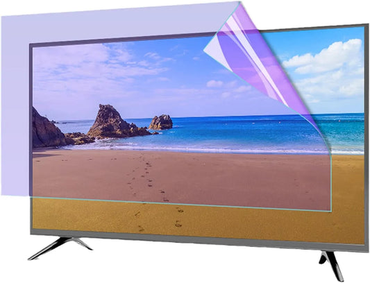 Smart TV, 58 pouces, téléviseur, Film Filtrant Anti-Lumière Bleue, Anti-Empreintes Digitales Et Vous Aide À Mieux Dormir