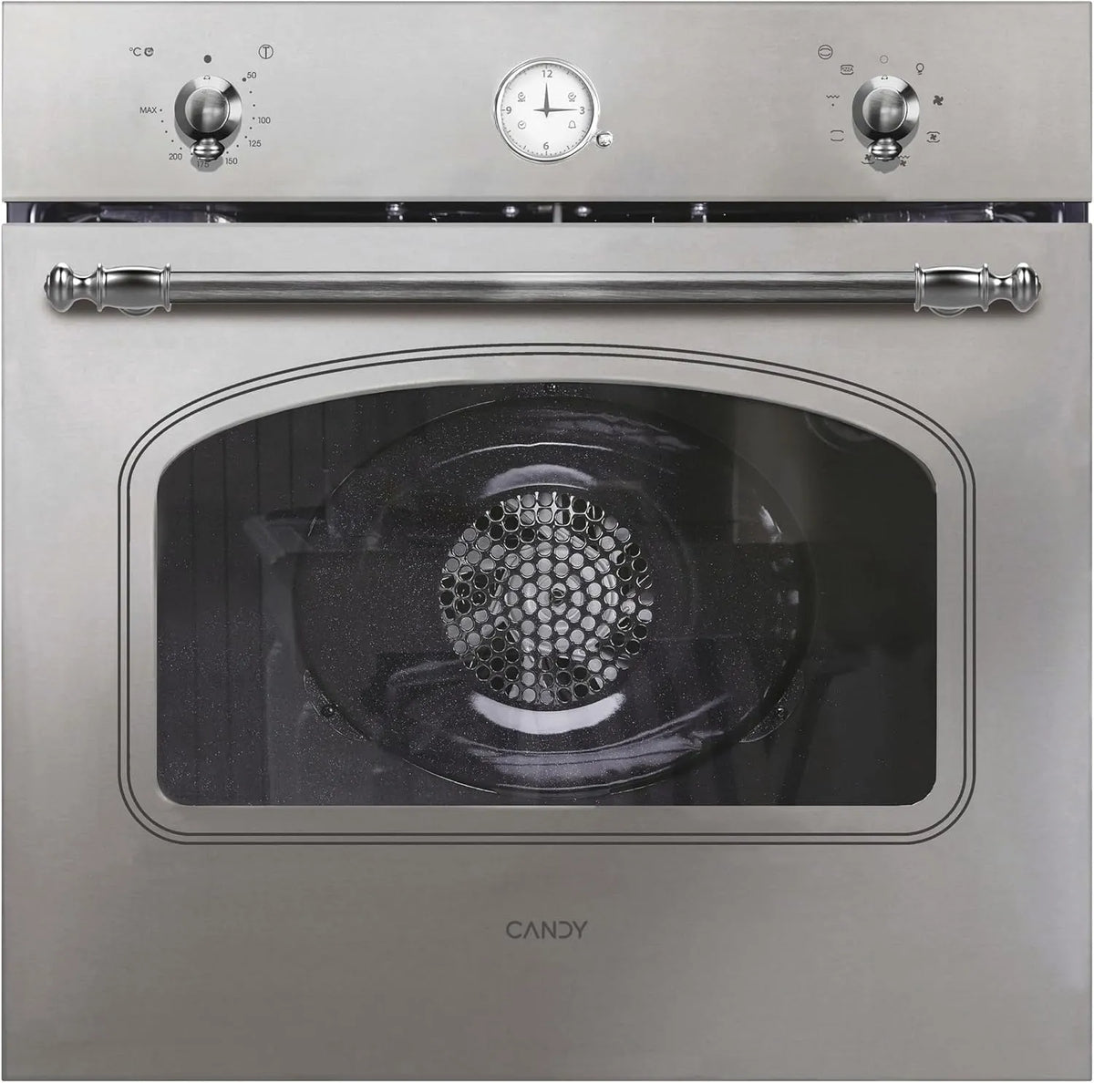 Candy FCC604x, E Four électrique, 60 cm, 65 L, classe énergétique A, encastrable, acier inoxydable, Finition inox, 65L