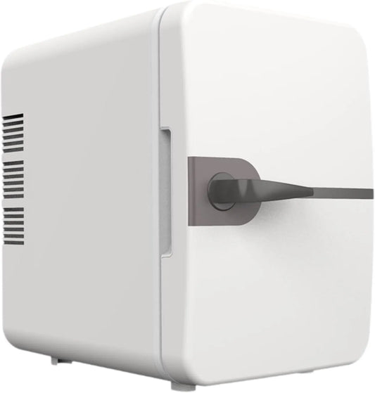 Réfrigérateur 6L, 6 L, blanc, Rafraîchisseur Compact 6L, 8 Canettes, Mini Frigo de Chambre, Pratique et Moderne