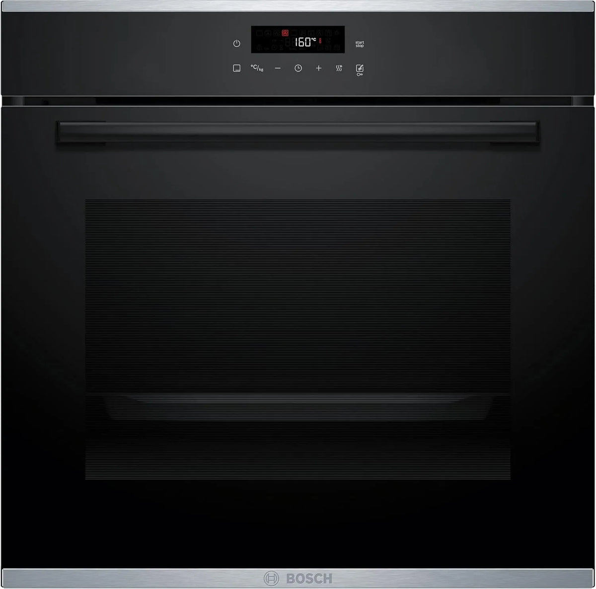 Bosch HBA272BB3 Four électrique, 60 x 60 cm, 10 programmes, encastrable, tactile, effet 3D, noir