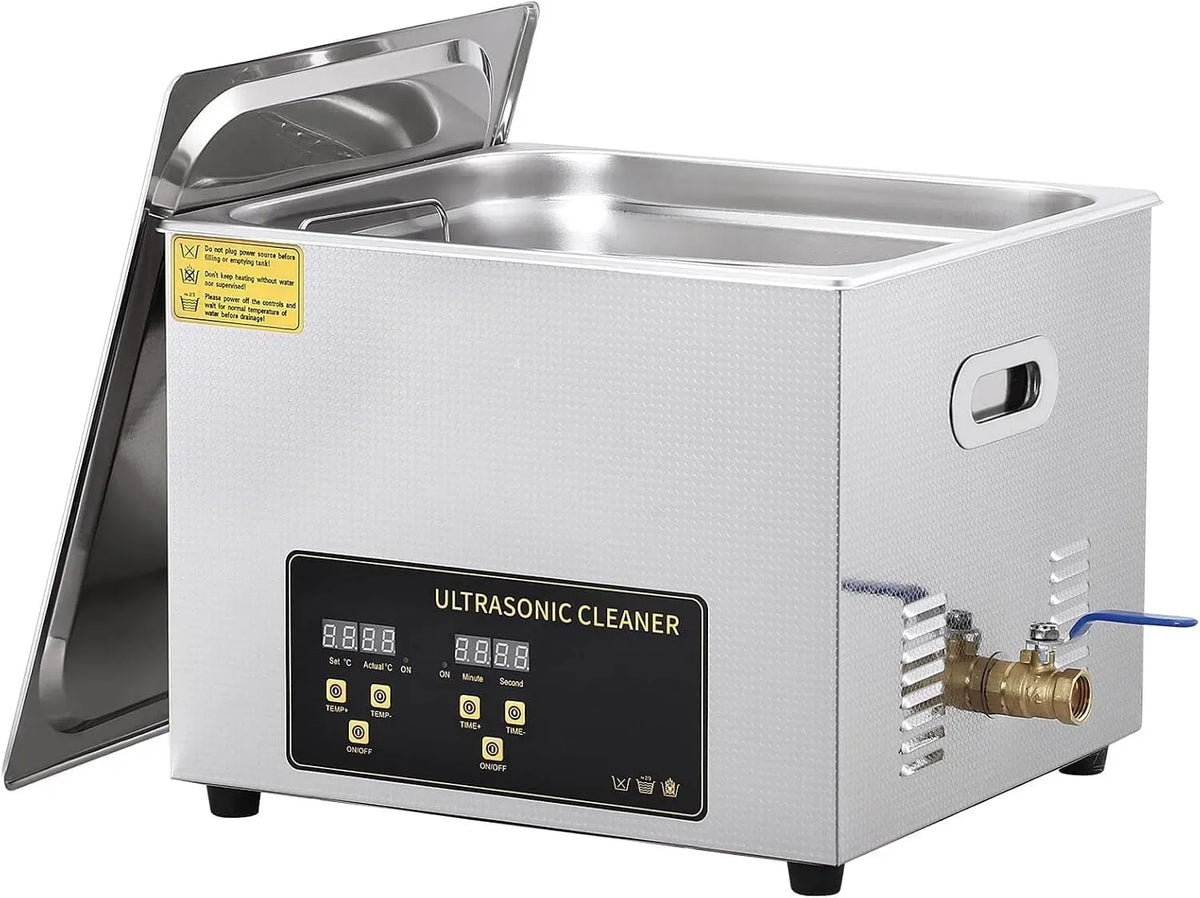 cuve de nettoyage à ultrasons, Nettoyeur, 10 L, minuteur, professionnel, acier inoxydable, pour Nettoyage Dispositifs Médicaux
